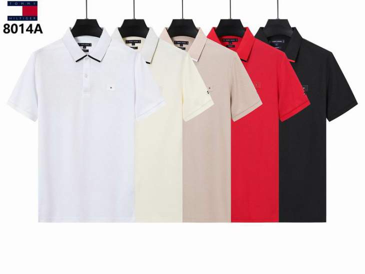 Picture of Tommy Hilfiger Polo Shirts Short _SKUTommyM-3XL8qx801425397